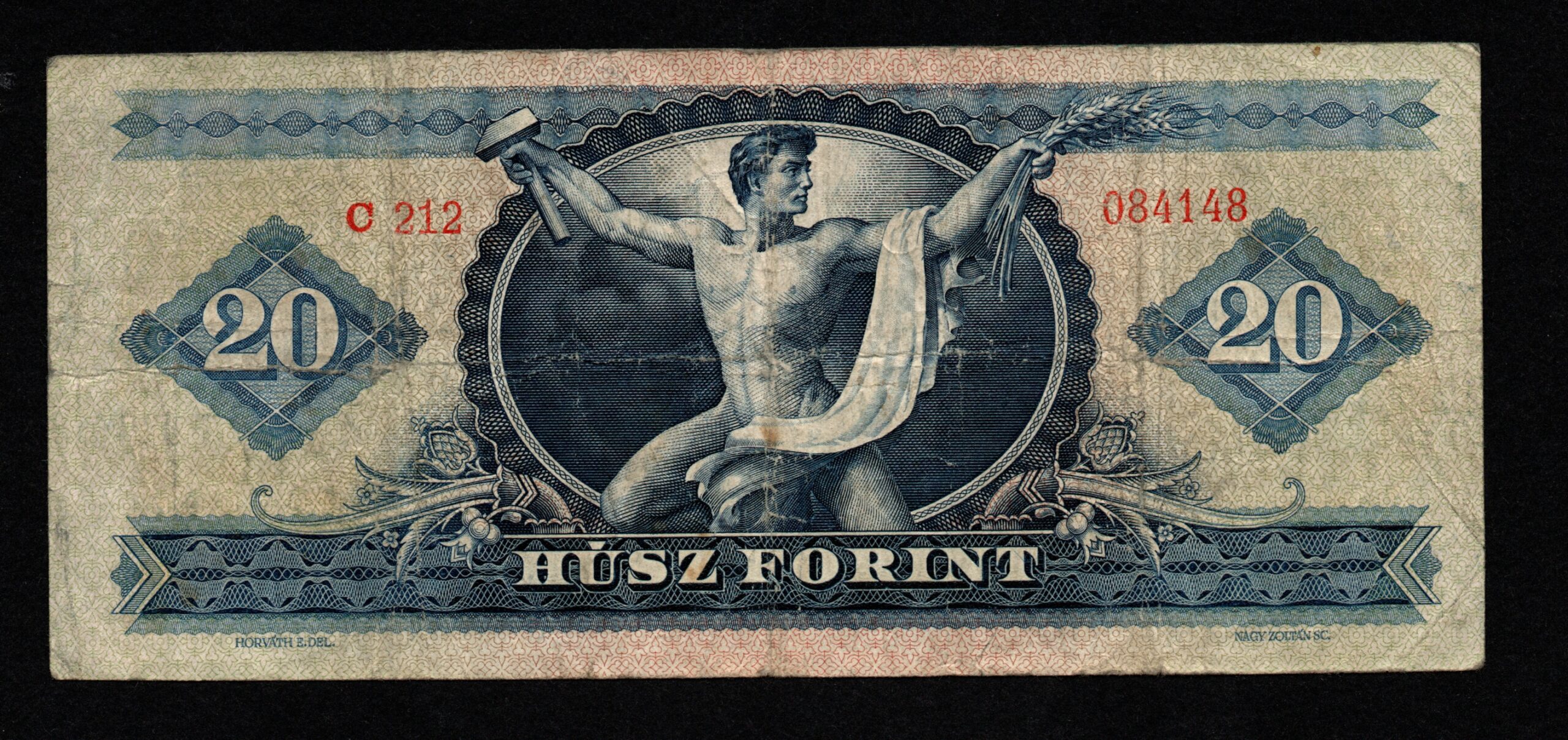 Hungary 20 Forint 1962 Banknote - Image 2