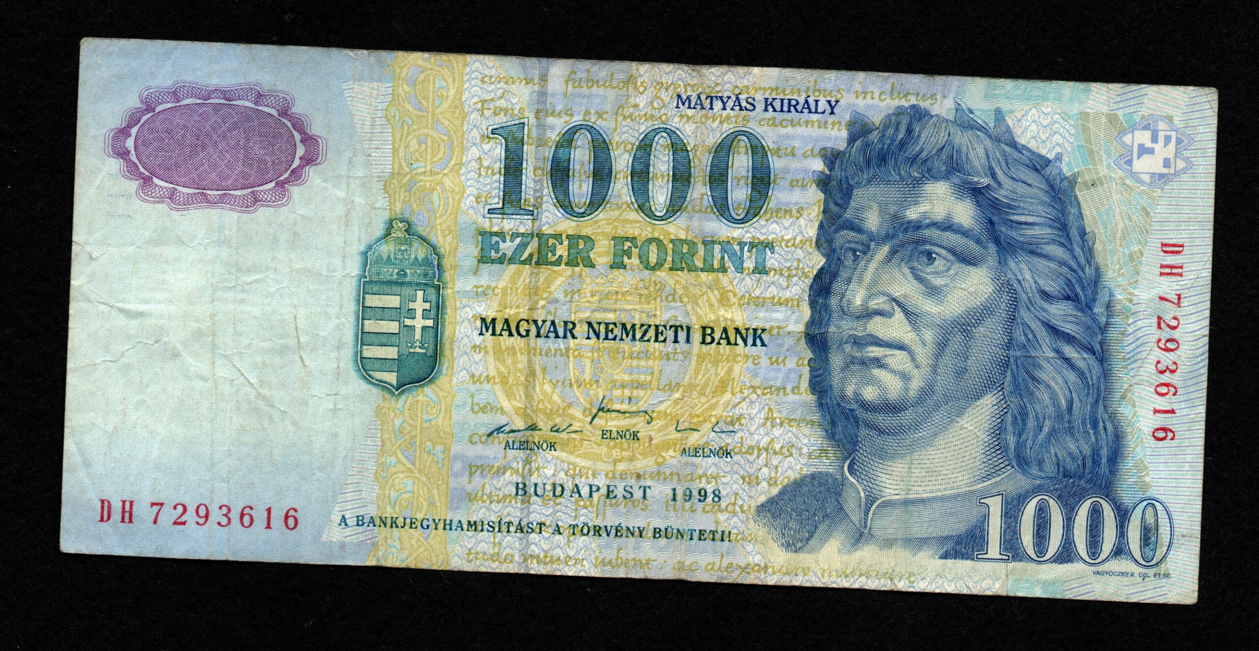Hungary 1000 Forint 1998 Banknote