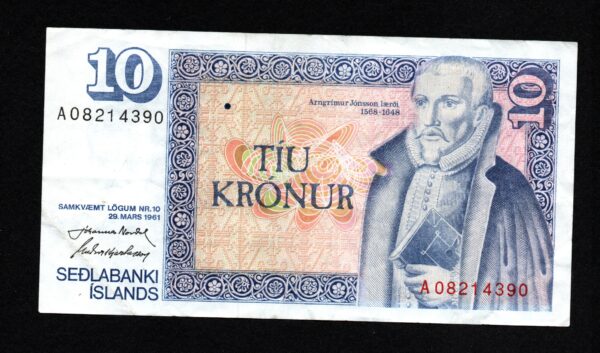 10 Kronur 1981 Iceland