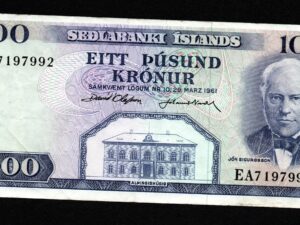 1000 Krónur 1963 Iceland