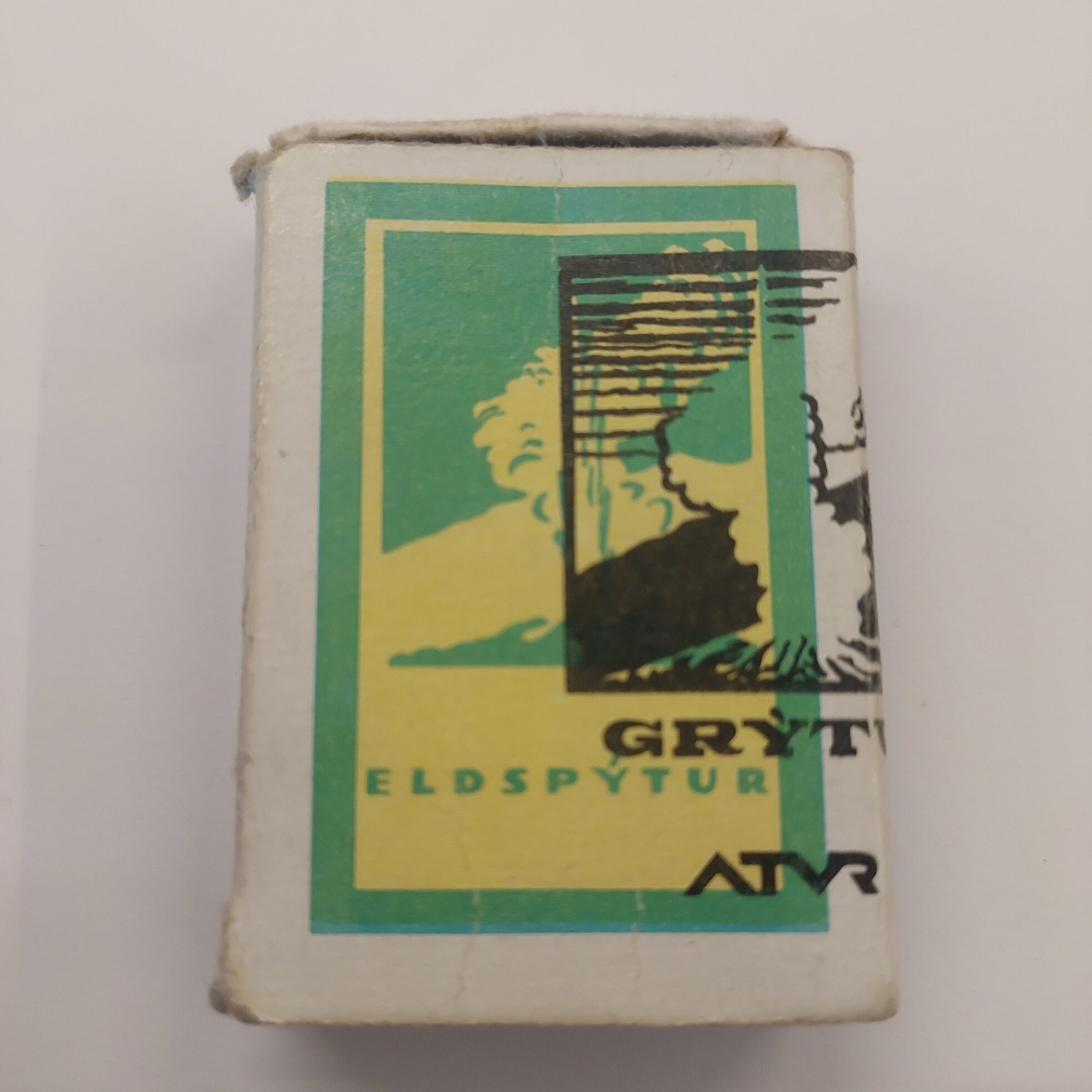 GRYTU Eldspýtur Iceland Vintage Matchbox Error Print