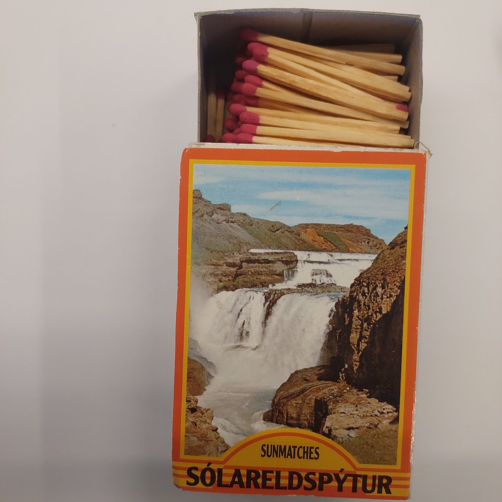 Sólar eldspýtur Sunmatches Iceland Vintage Matchbox - Image 2