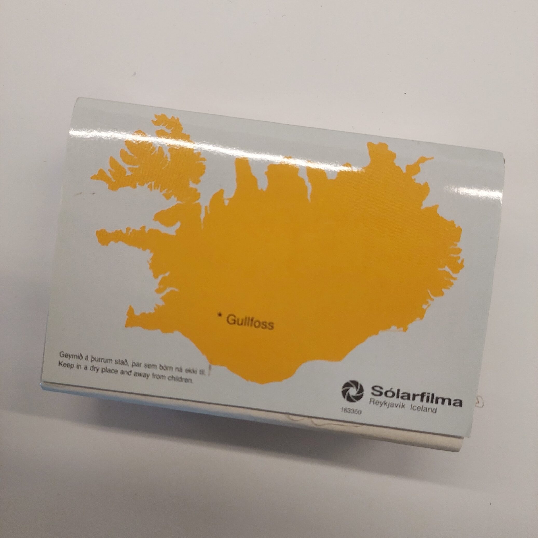 Sólar eldspýtur Sunmatches Iceland Vintage Matchbox - Image 3