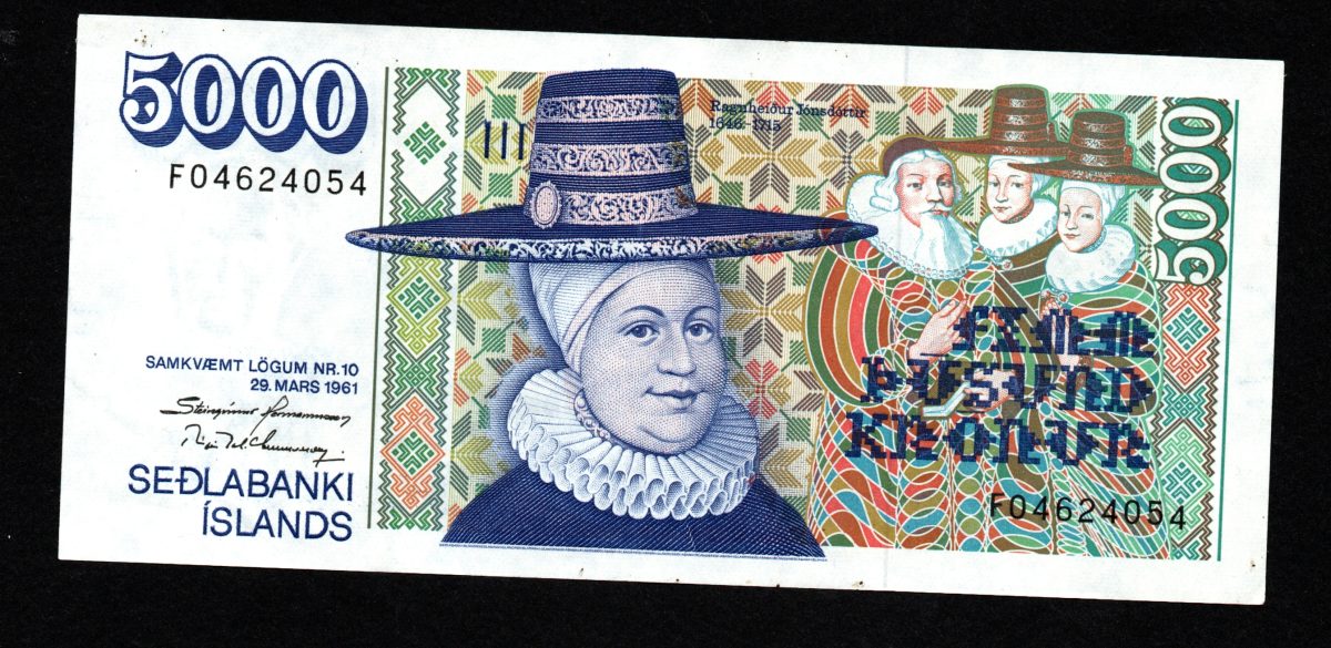 Iceland 5000 Kronur 1986 SH-BIG