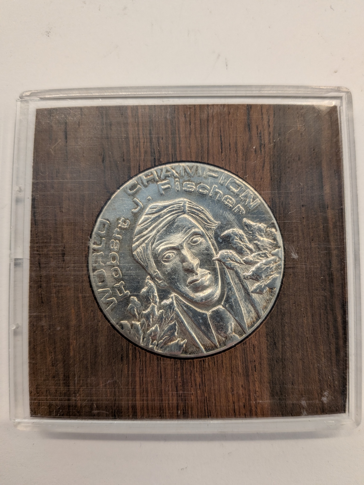 1972 Bobby Fischer World Chess Championship silver medal