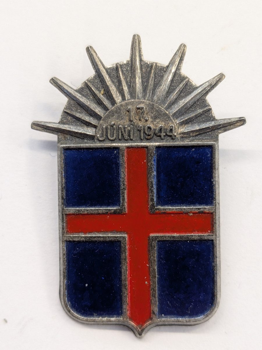 17 juni 1944 iceland republic badge