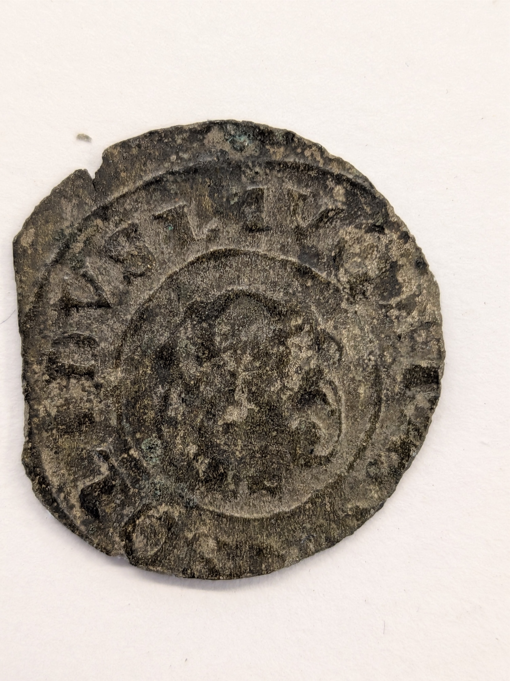 Queen Christina Sweden 1 solidus copper coin
